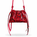 SPIDER MINI- borsa a tracolla regolabile in pelle di pitone